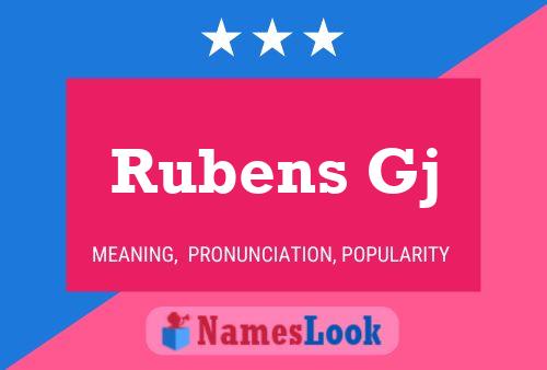 Rubens Gj Namensposter