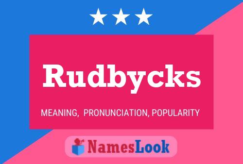 Rudbycks Namensposter