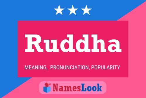 Ruddha Namensposter