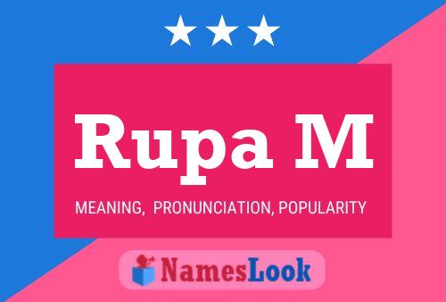 Rupa M Namensposter