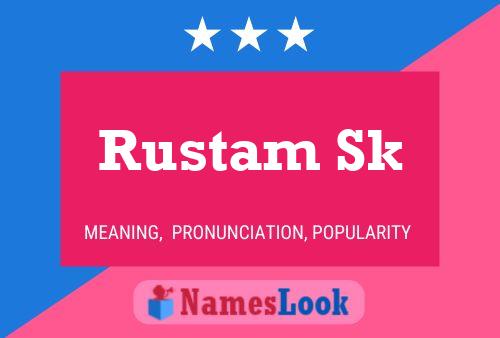 Rustam Sk Namensposter