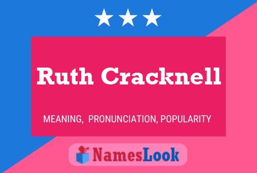 Ruth Cracknell Namensposter