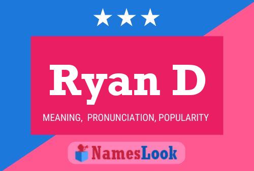 Ryan D Namensposter