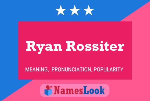 Ryan Rossiter Namensposter