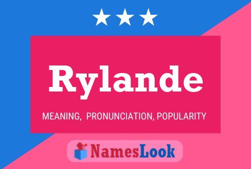 Rylande Namensposter