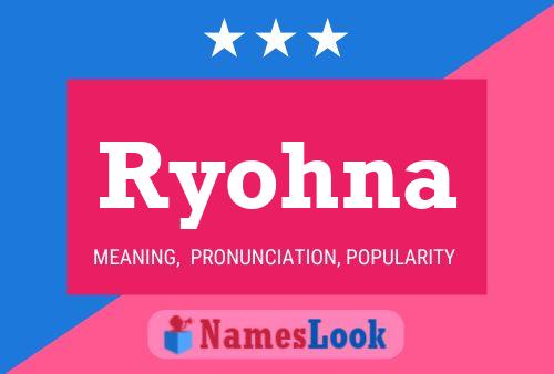 Ryohna Namensposter