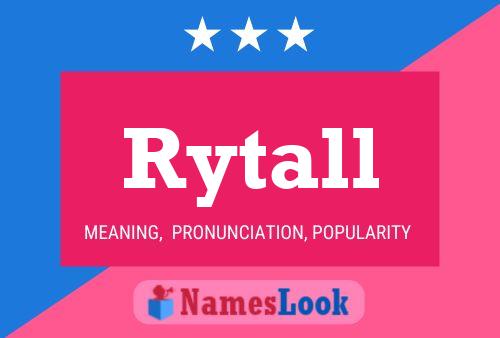 Rytall Namensposter