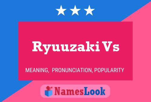 Ryuuzaki Vs Namensposter