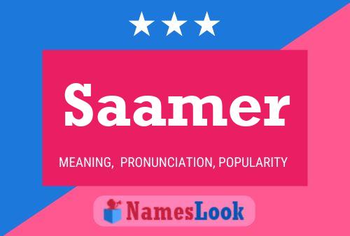 Saamer Namensposter