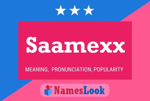 Saamexx Namensposter