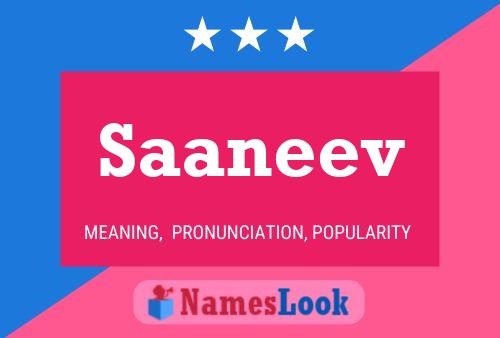 Saaneev Namensposter