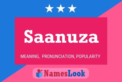 Saanuza Namensposter