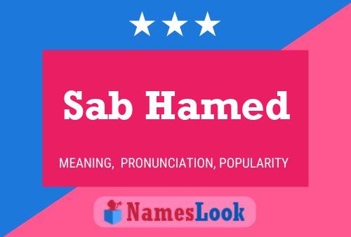 Sab Hamed Namensposter