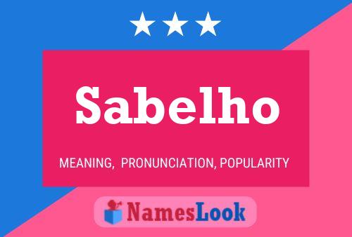 Sabelho Namensposter