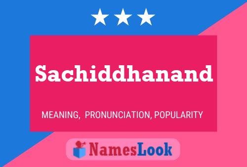 Sachiddhanand Namensposter