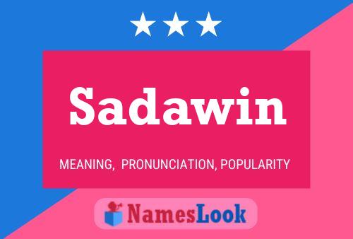 Sadawin Namensposter