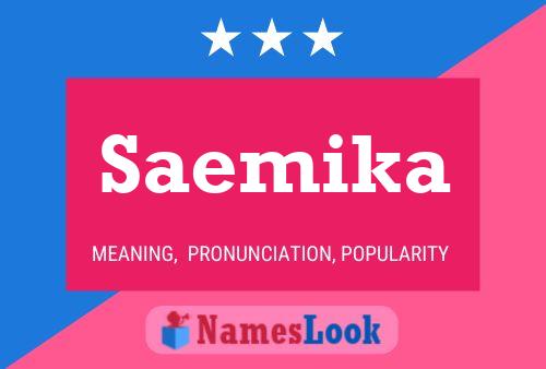 Saemika Namensposter