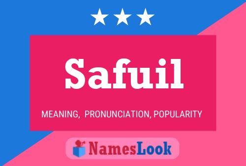 Safuil Namensposter