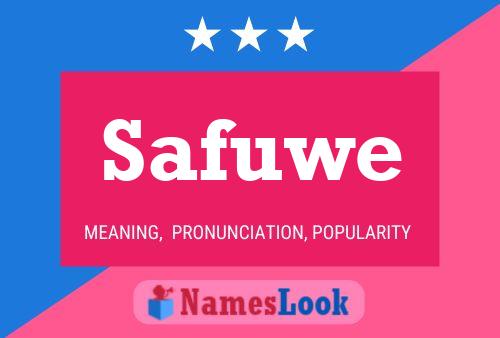 Safuwe Namensposter