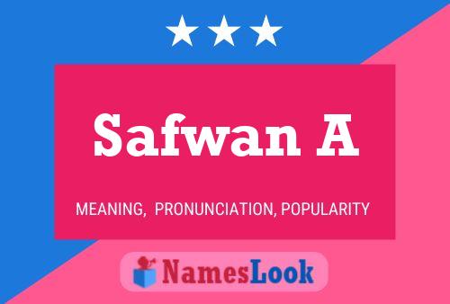 Safwan A Namensposter