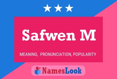 Safwen M Namensposter