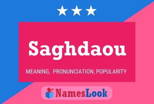 Saghdaou Namensposter