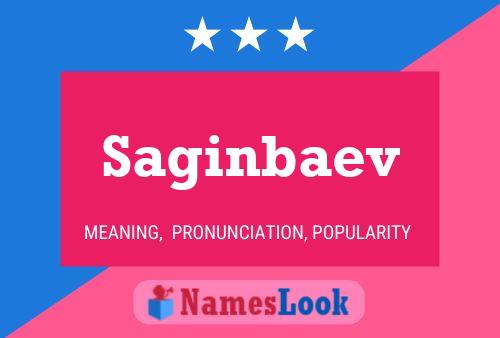 Saginbaev Namensposter