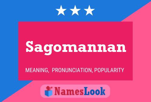 Sagomannan Namensposter