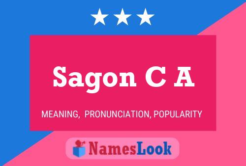 Sagon C A Namensposter