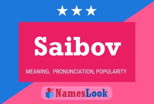 Saibov Namensposter