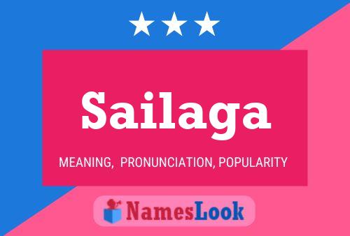 Sailaga Namensposter