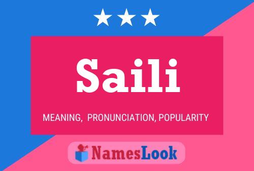 Saili Namensposter