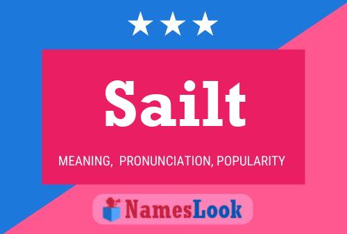 Sailt Namensposter