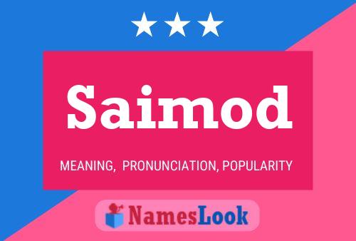 Saimod Namensposter