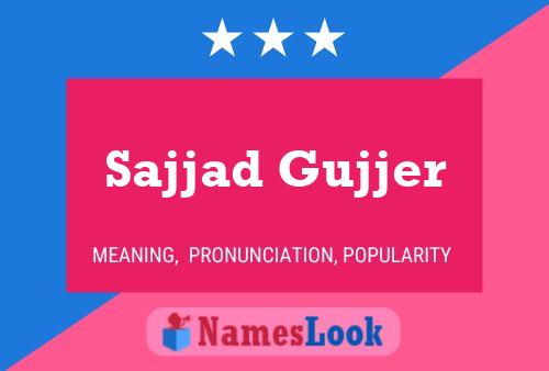 Sajjad Gujjer Namensposter