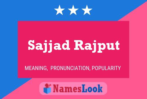 Sajjad Rajput Namensposter