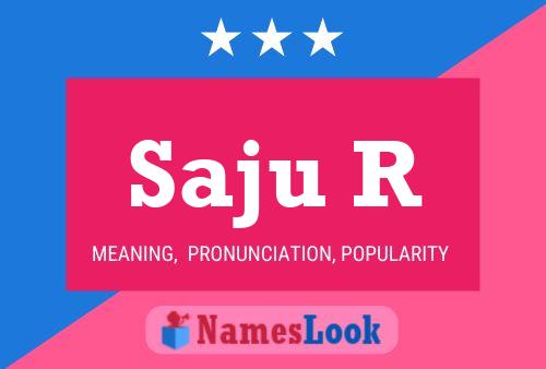 Saju R Namensposter