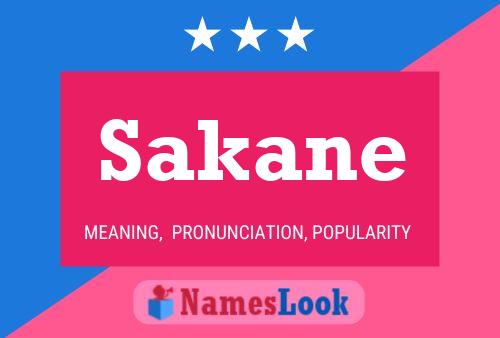 Sakane Namensposter