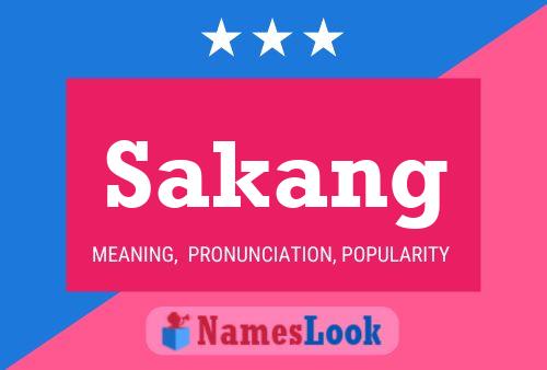 Sakang Namensposter