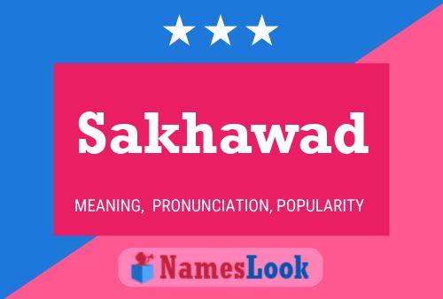 Sakhawad Namensposter