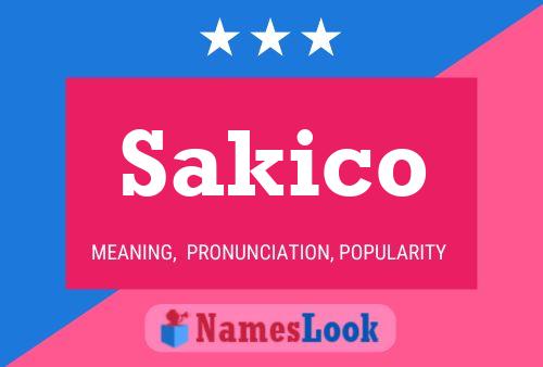 Sakico Namensposter