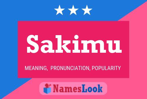 Sakimu Namensposter