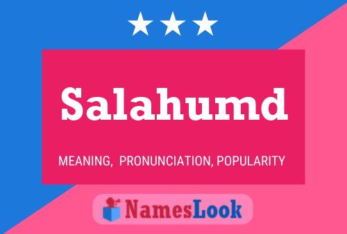 Salahumd Namensposter