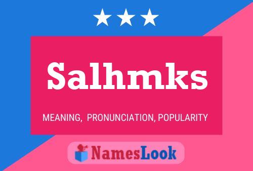 Salhmks Namensposter