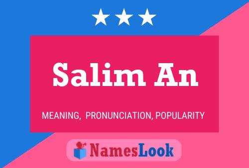 Salim An Namensposter