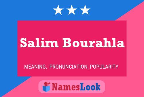 Salim Bourahla Namensposter