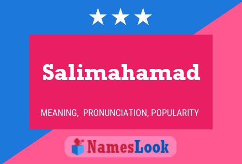 Salimahamad Namensposter