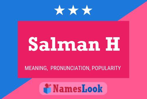 Salman H Namensposter