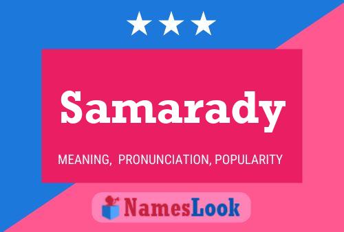 Samarady Namensposter