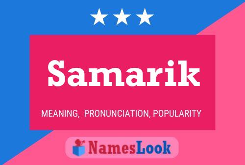 Samarik Namensposter